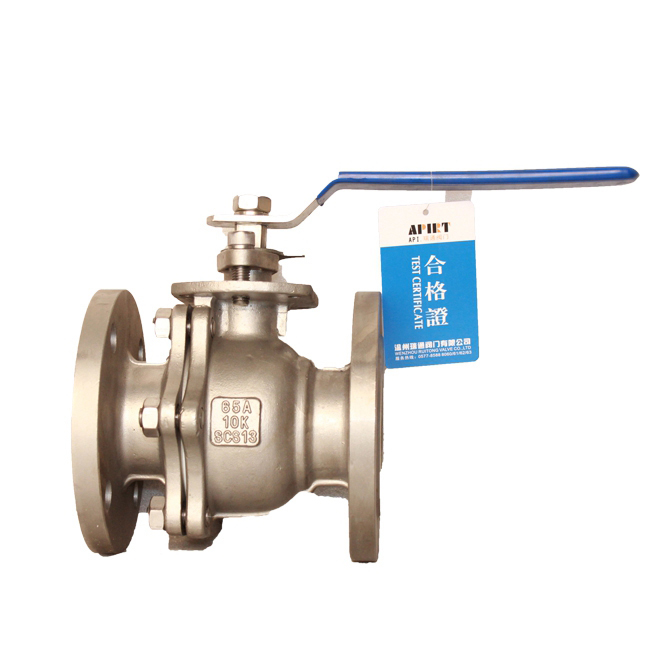 Low platform Japanese standard stainless steel ball valve