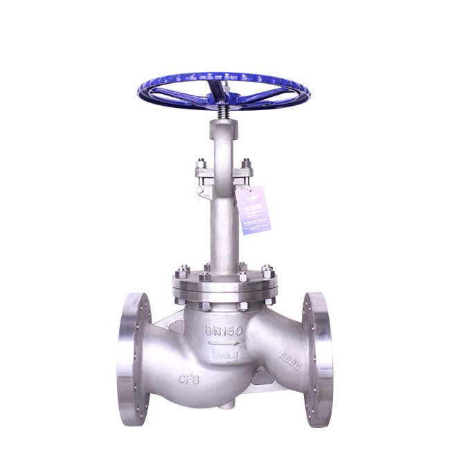 Low temperature extended stem globe valve