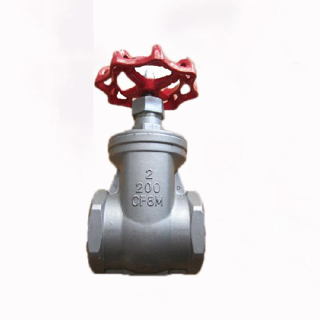 Threaded gate valve